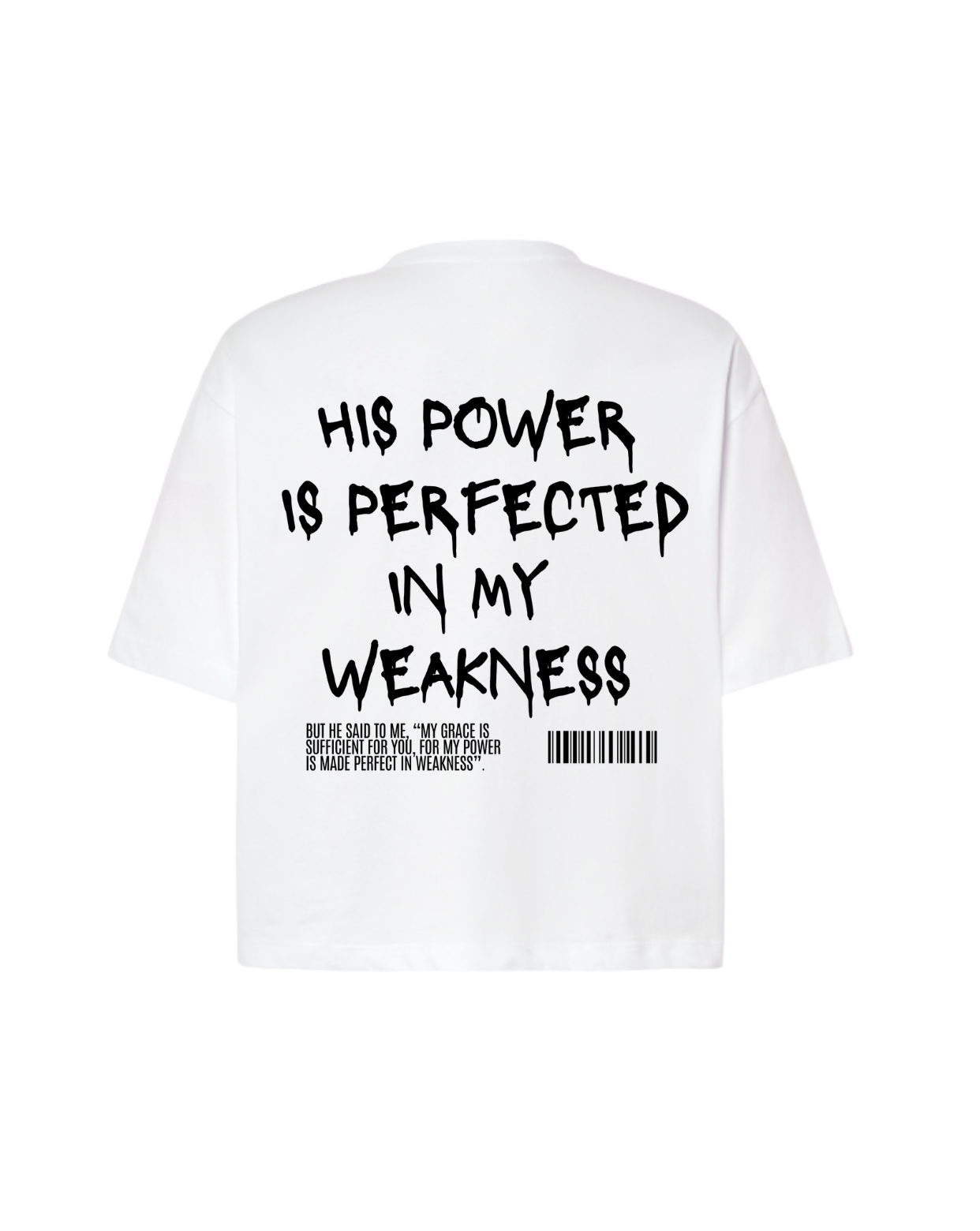 Camiseta His power Blanca - Faith Collection