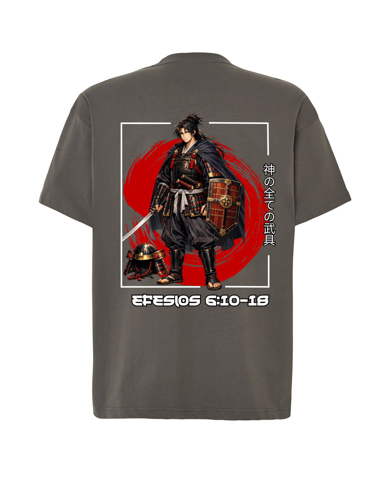 Camiseta Samurai Gris - Faith Collection