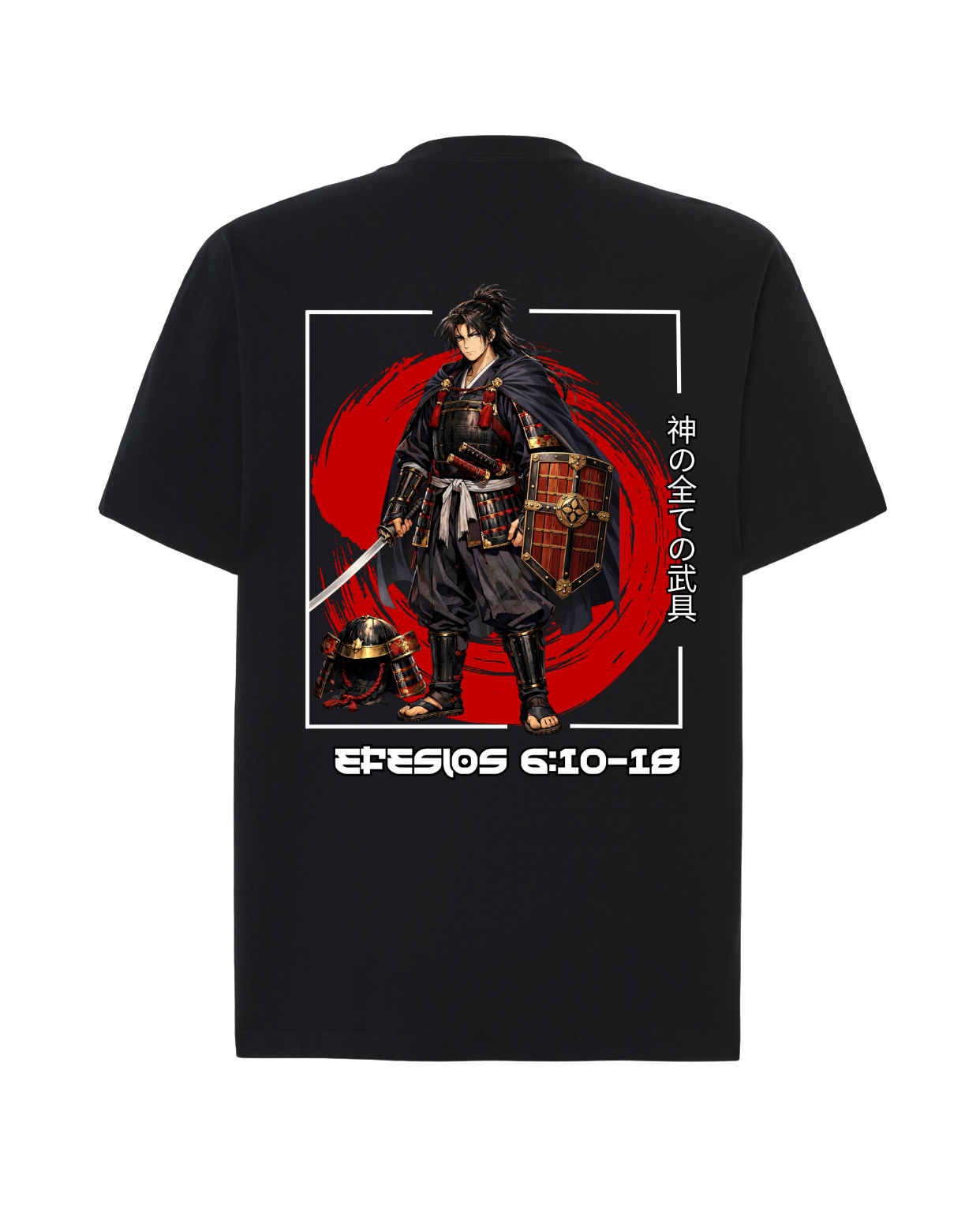 Camiseta Samurai Negra - Faith Collection